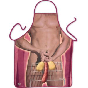 Tablier sexy et amusant en polyester pour soirées et événements coquins