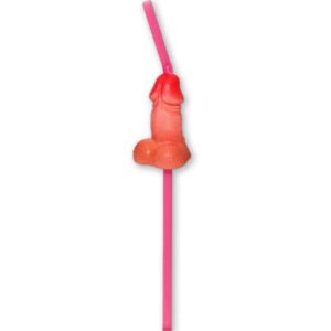 Pailles de fête en forme de pénis – Accessoire fun pour vos soirées