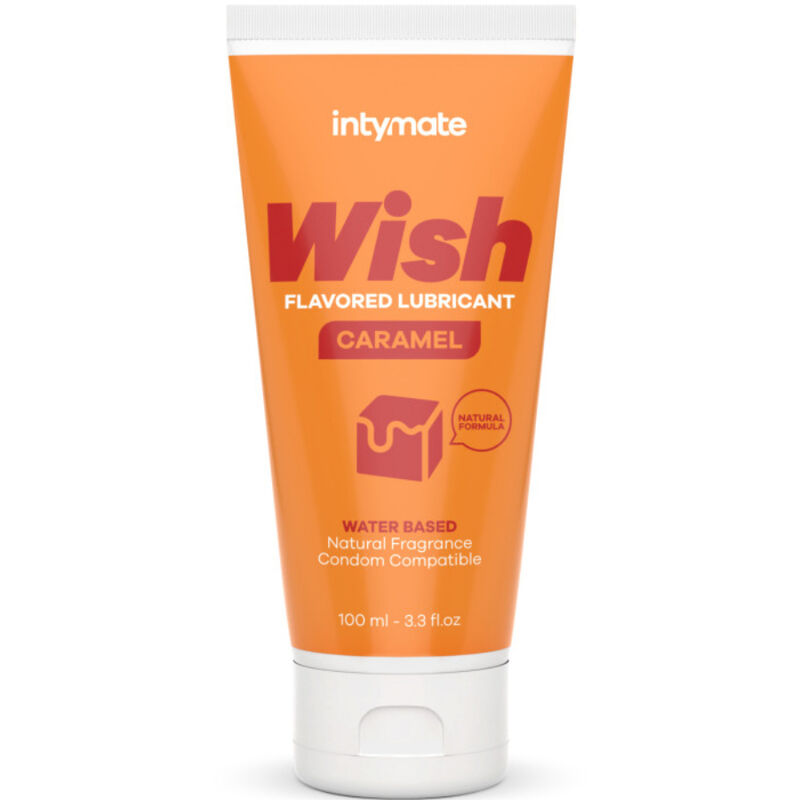 <strong>Lubrifiant au caramel naturel</strong> pour une sensualité douce et gourmande