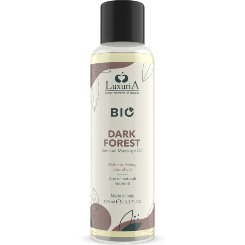 Huile de massage bio sensuelle Luxuria Dark Forest