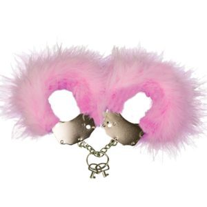 Menottes en plumes douces pour jeux BDSM élégants