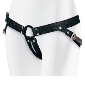 Harnais Lastic Strap-On en denim – Confort et passion réunis