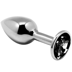 <strong>Plug anal métallique</strong> avec bijou – Éveil sensuel avec raffinement