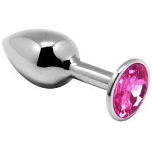 Mini Plug Anal en Métal avec Diamant - Plaisir Raffiné
