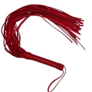 Fouet BDSM rouge Fantasy – Pour des jeux de domination envoûtants