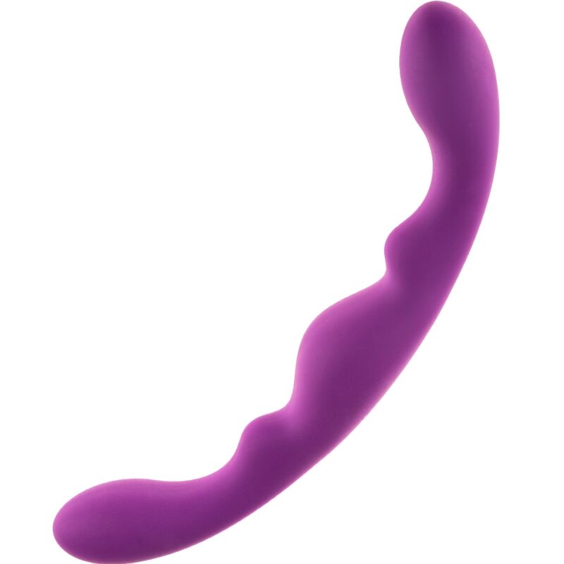 Gode double pénétration Luna en silicone doux et flexible