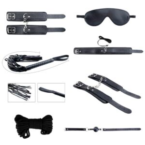 Kit BDSM 8 pièces : Explore tes fantasmes en toute confiance