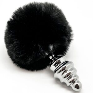 <strong>Plug Anal Fluffy Twist en Métal</strong> : Explore de nouvelles sensations
