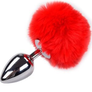 Explore tes fantasmes avec le <strong>Plaisir Anal, Plug Anal Fluffy en Métal</strong>