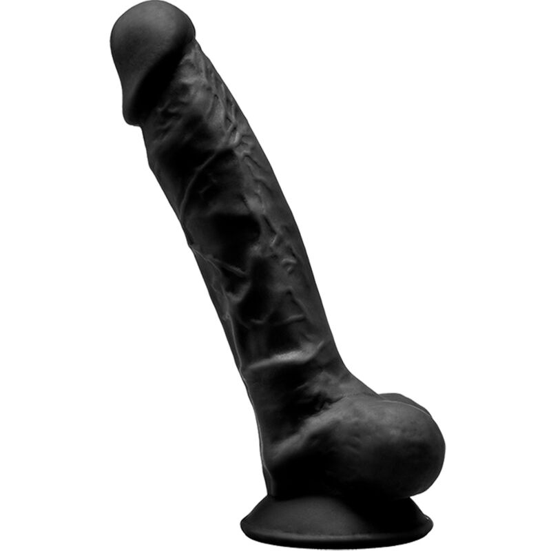 Gode réaliste avec ventouse en silicone SilexD® 17 cm