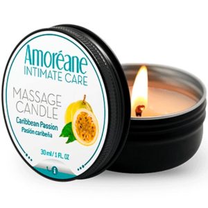 Bougie de massage Passion des Caraïbes pour un moment sensuel inoubliable