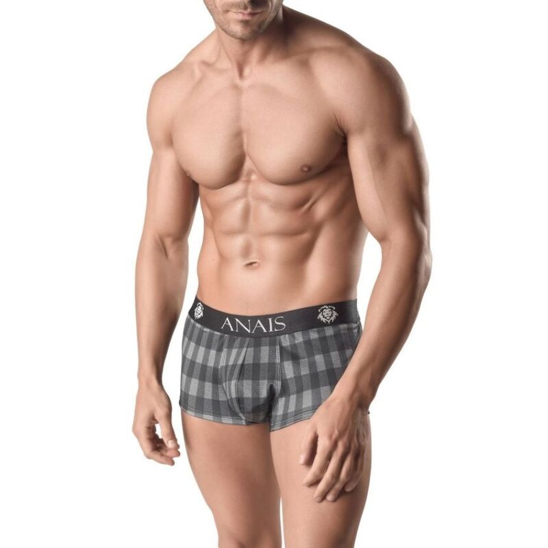 Boxer homme sexy gris à carreaux – Égide par Anais Apparel