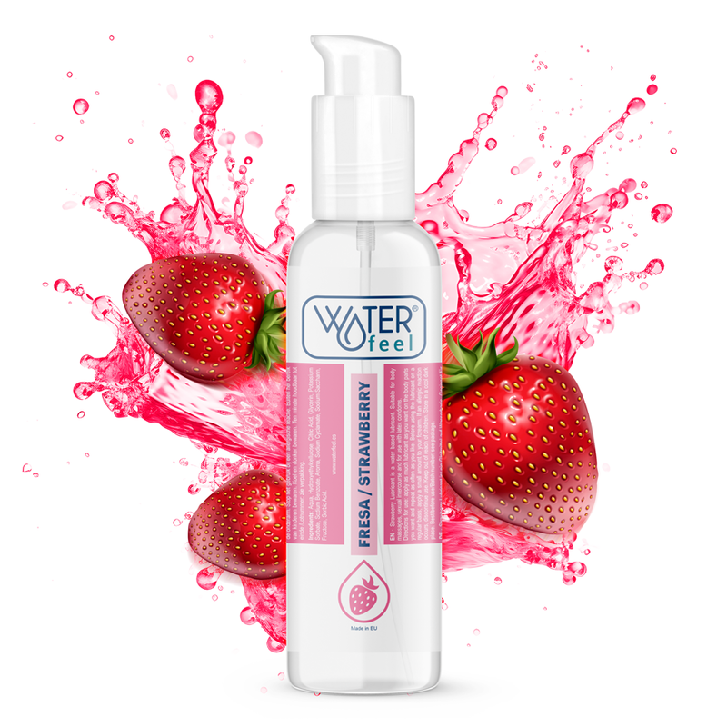 Lubrifiant fraise Waterfeel 175 ml – Saveur & plaisir longue durée