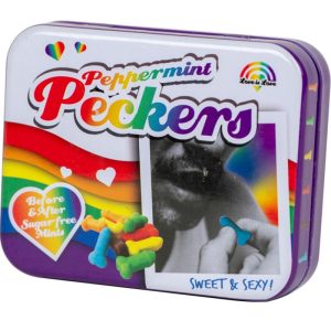 Bonbons en forme de pénis sans sucre à la menthe poivrée