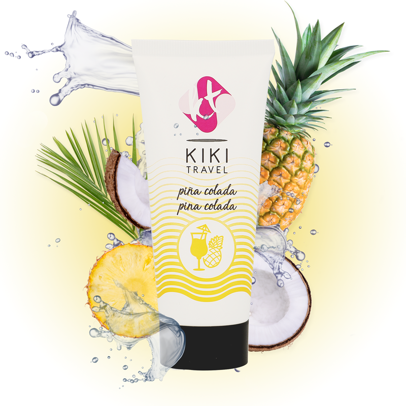 Lubrifiant comestible saveur piña colada Kiki Travel