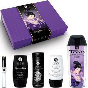 Plonge dans l'érotisme raffiné avec le <strong>Kit Shunga Naugthy</strong>