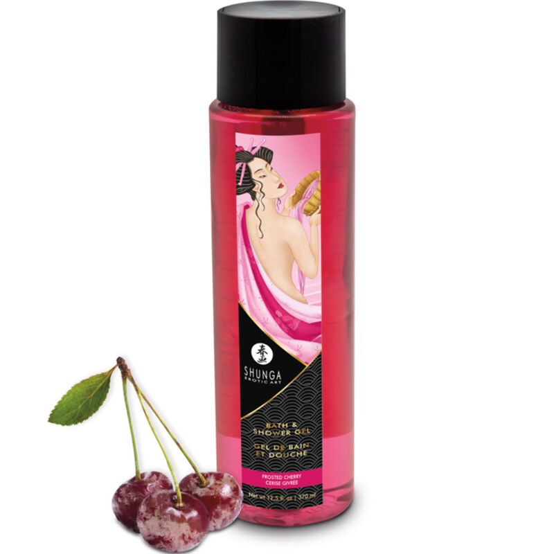 Gel de bain sensuel Shunga à la cerise givrée