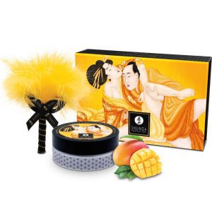 Poudre corporelle comestible Shunga au parfum mangue
