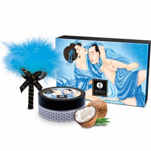 Poudre corporelle Shunga comestible au parfum coco