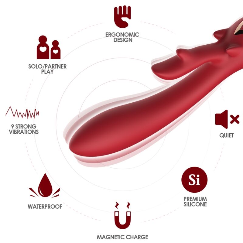 Vibromasseur ARMONY : Explore ton plaisir avec élégance et intensité