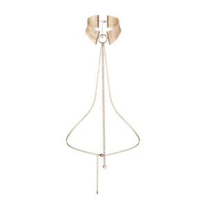 Collier métallique bondage élégant – Désir Métallique