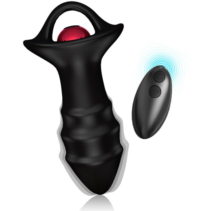 Vibromasseur avec plug anal ARMONY : double plaisir exquis