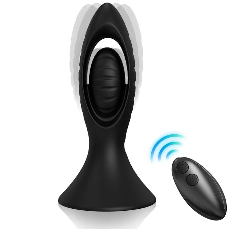 Vibromasseur avec plug anal ARMONY – Double plaisir en toute élégance