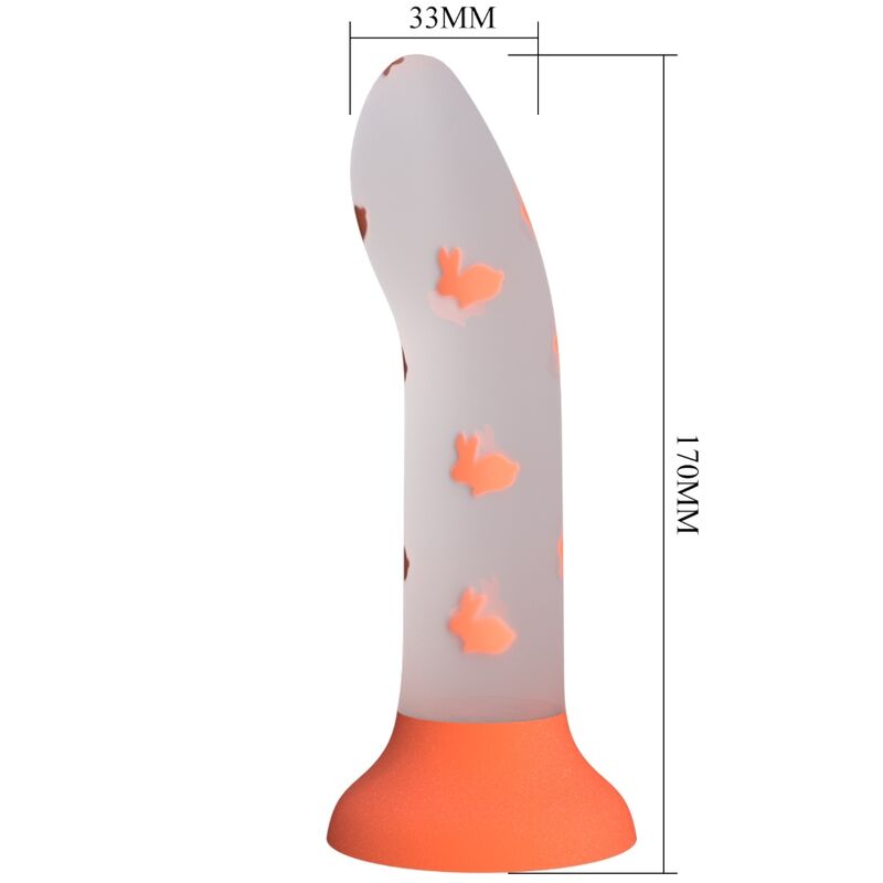 Gode lumineux à ventouse en silicone – Plaisir intense dans l’obscurité