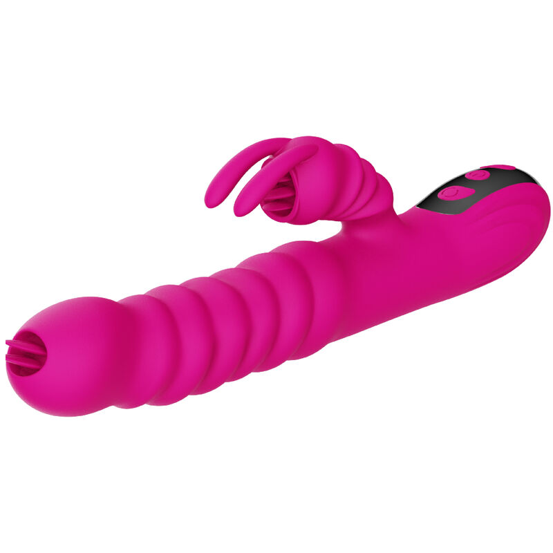 Vibromasseur Rabbit Double Langue chauffant – Plaisir intense garanti