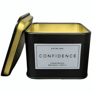 Bougie de massage aux phéromones pour homme - Confidence