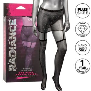 Sublime Jupe Jarretière Taille Plus Radiance - Lingerie Sensuelle