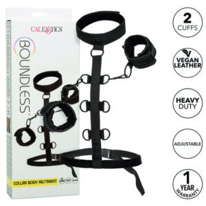 Collier de Retenue Corporelle Boundless CalExotics – Plaisir et Soumission Ultimes