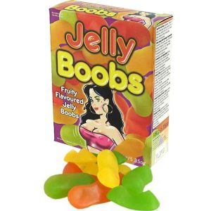 Bonbons coquins en forme de seins au goût fruité