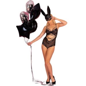 Body sexy noir en dentelle Kylssiam Livco Corsetti