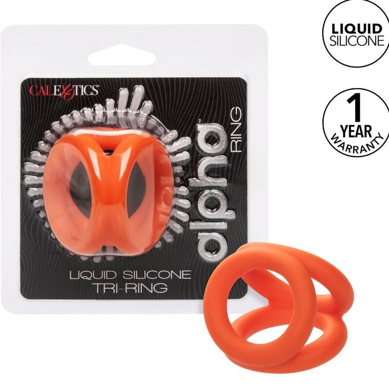 Triple anneau pénien en silicone liquide Alpha – Endurance & sensations intenses