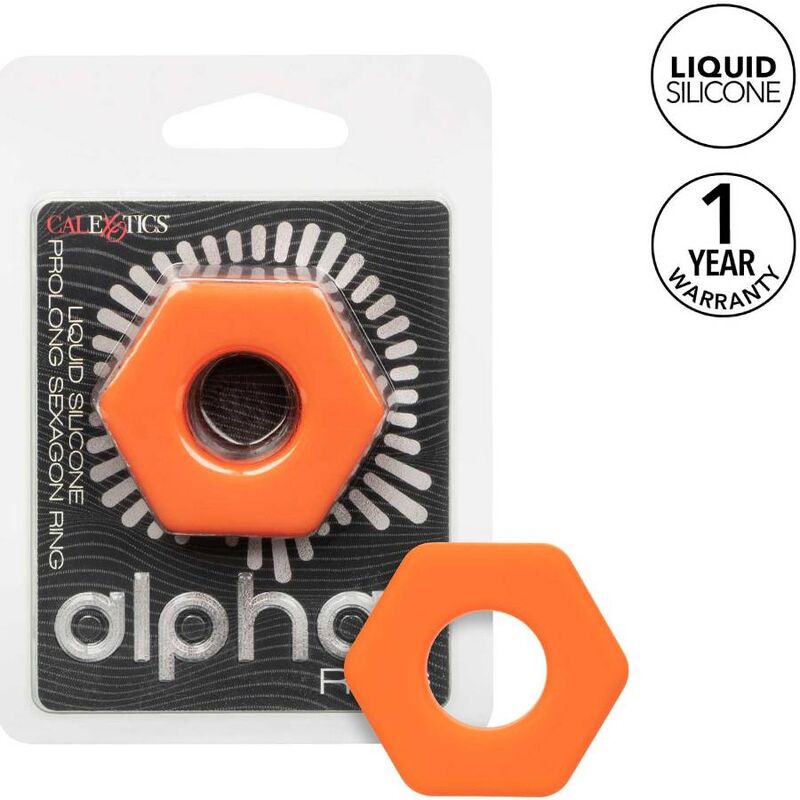 Anneau pénien Alpha en silicone liquide pour plaisir prolongé