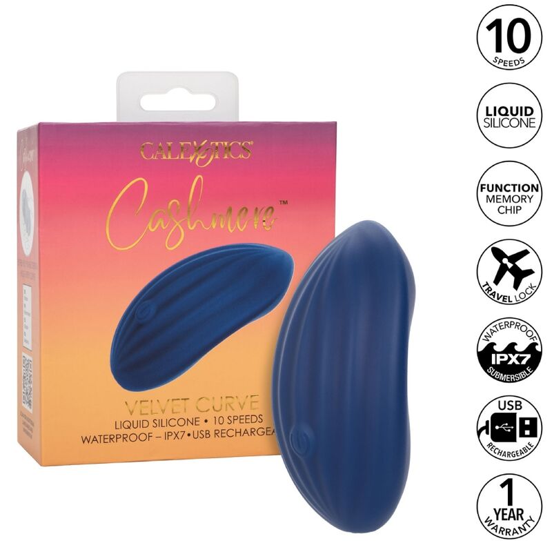 Cashmere Velvet Curve : Masseur intime en silicone haut de gamme