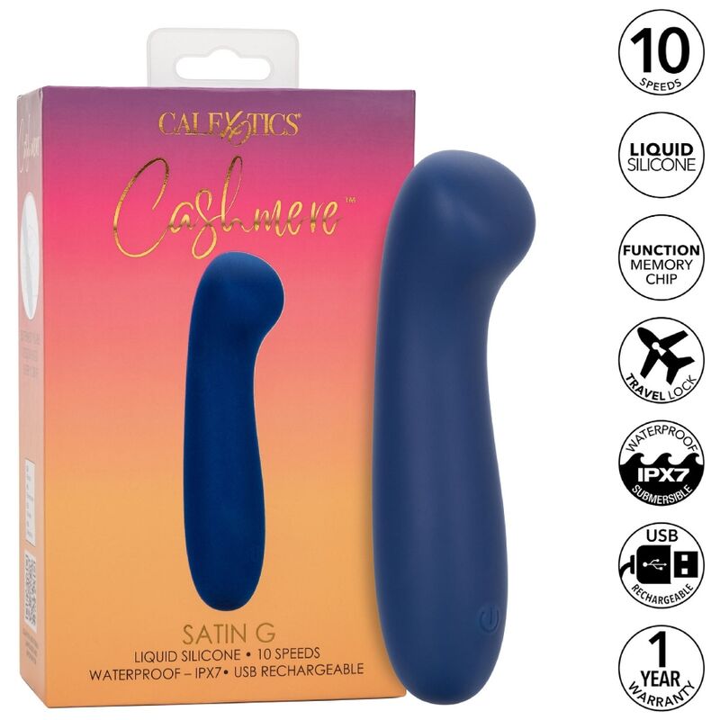 Cashmere Satin G : Masseur intime en silicone liquide