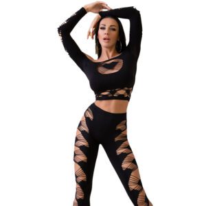 Ensemble haut et legging sexy sans couture - CHILIROSE