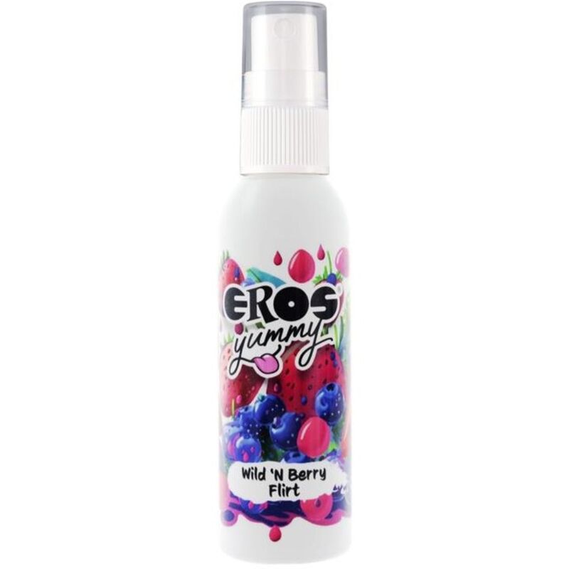 Spray corporel aromatisé Eros Yummy : saveur myrtille sauvage