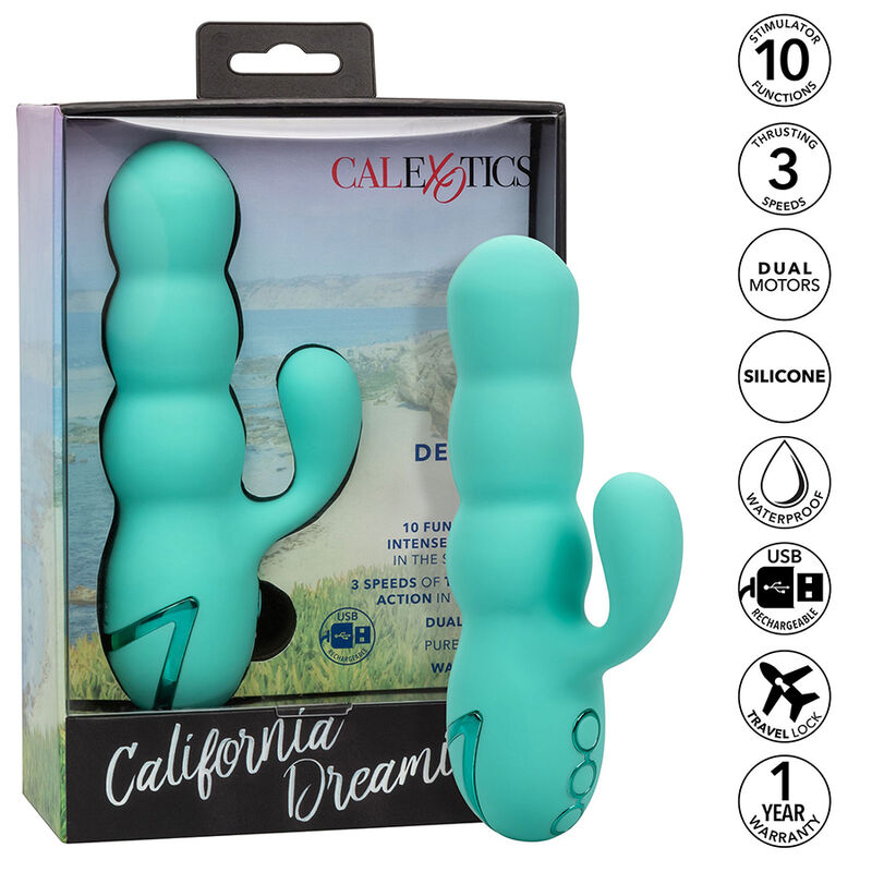 Vibromasseur vibrant et poussant Del Mar Diva – California Dreaming
