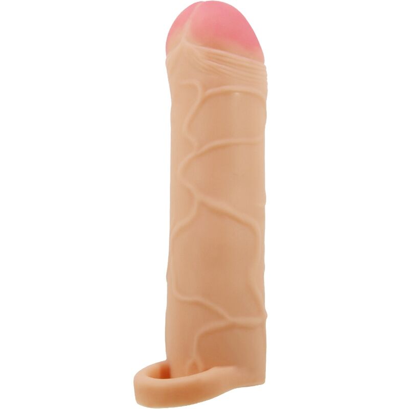 Manchon d’extension réaliste en silicone pour plaisir intense