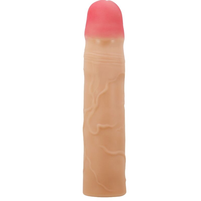 <strong>Manchon d’extension de pénis réaliste en silicone</strong> pour sensations intenses