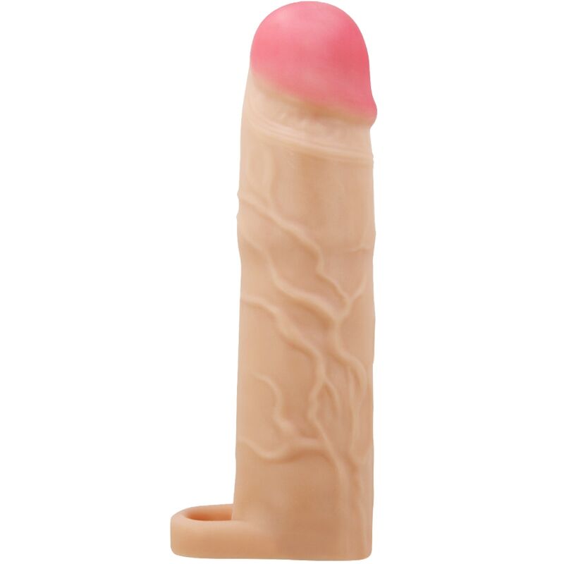 <strong>Manchon d’extension de pénis</strong> en silicone effet peau ultra réaliste