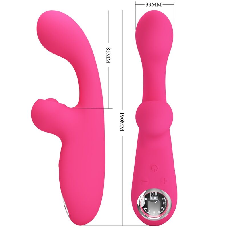 Stimulateur clitoridien ergonomique Barrette - Pretty Love