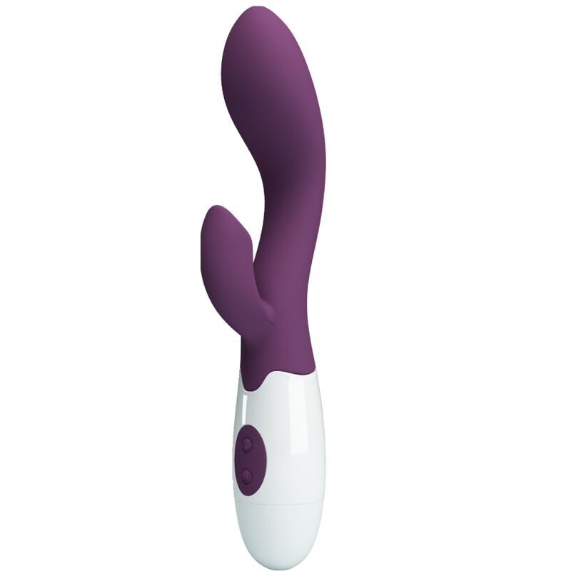 Vibromasseur double stimulation point G et clitoris Pretty Love