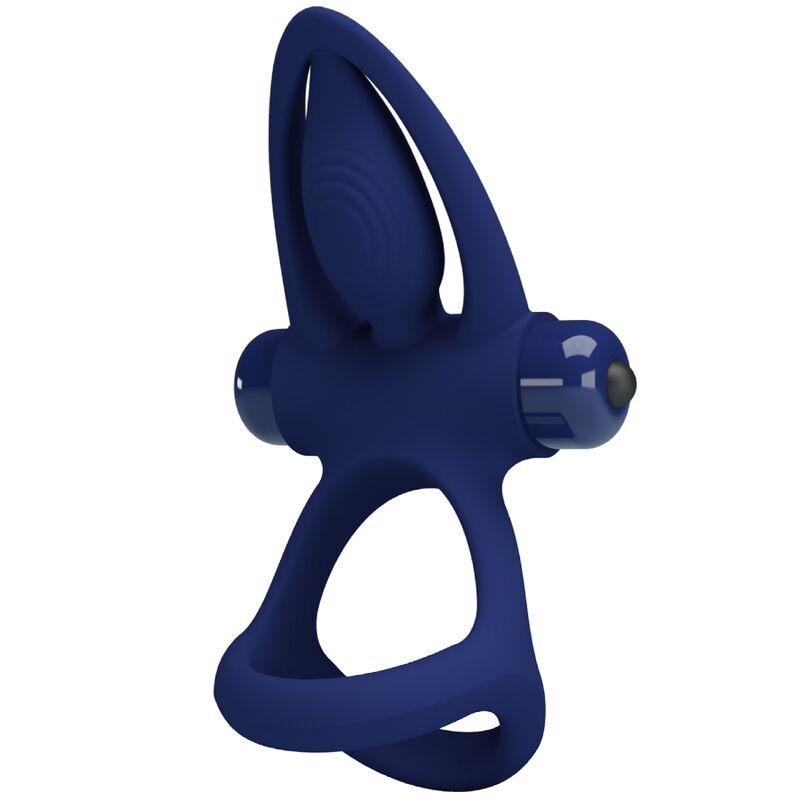 Anneau vibrant pour couple avec stimulateur clitoridien