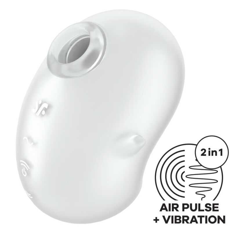 Satisfyer Cutie Ghost : vibromasseur clitoridien à ondes de pression