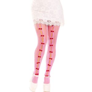 Collants résille cœur Sweetheart Net – Élégance et charme kawaii