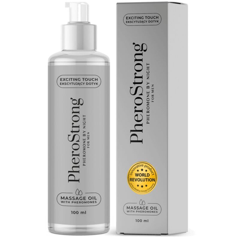 Huile de massage aux phéromones pour homme – PheroStrong